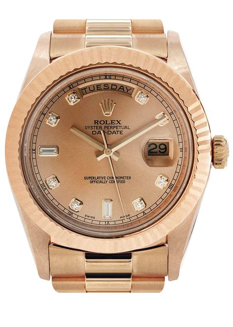 replica rolex day date ii rose gold 41mm|Rolex knockoff watches day date.